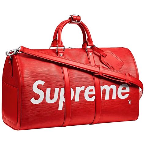 supreme x louis vuitton duffle bag replica|louis vuitton x supreme sale.